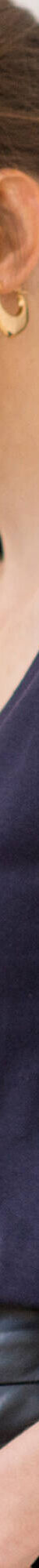 T-shirt brodé col V, manches 3/4 (indigo) T-shirt brodé col V, manches 3/4 (indigo)